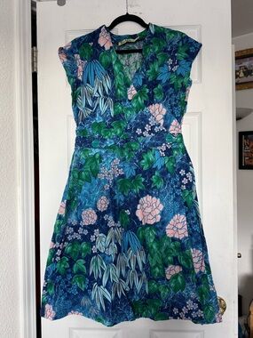 Loco Lindo floral wrap dress size XL
